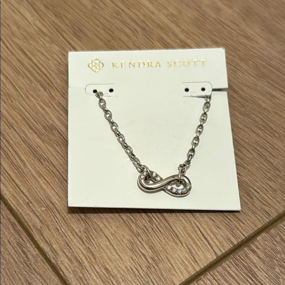 Kendra Scott Silver Infinity Knot Necklace